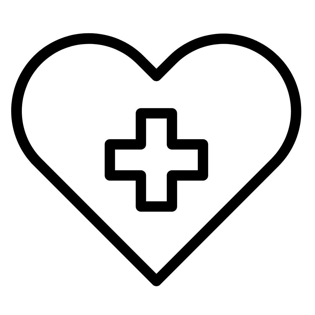 Abstract white shape on black background