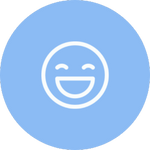 Happy face icon