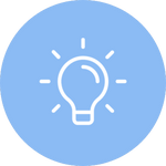 Illustration of a bright idea