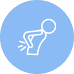 Back pain relief icon