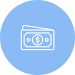 Financial benefit icon