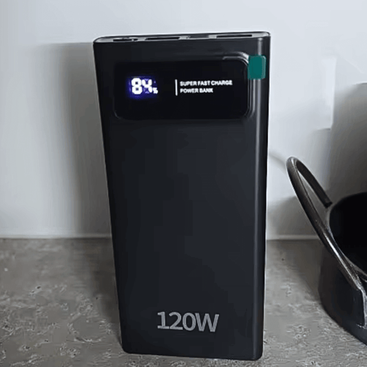 120W Super Fast Charge Power Bank at 84%