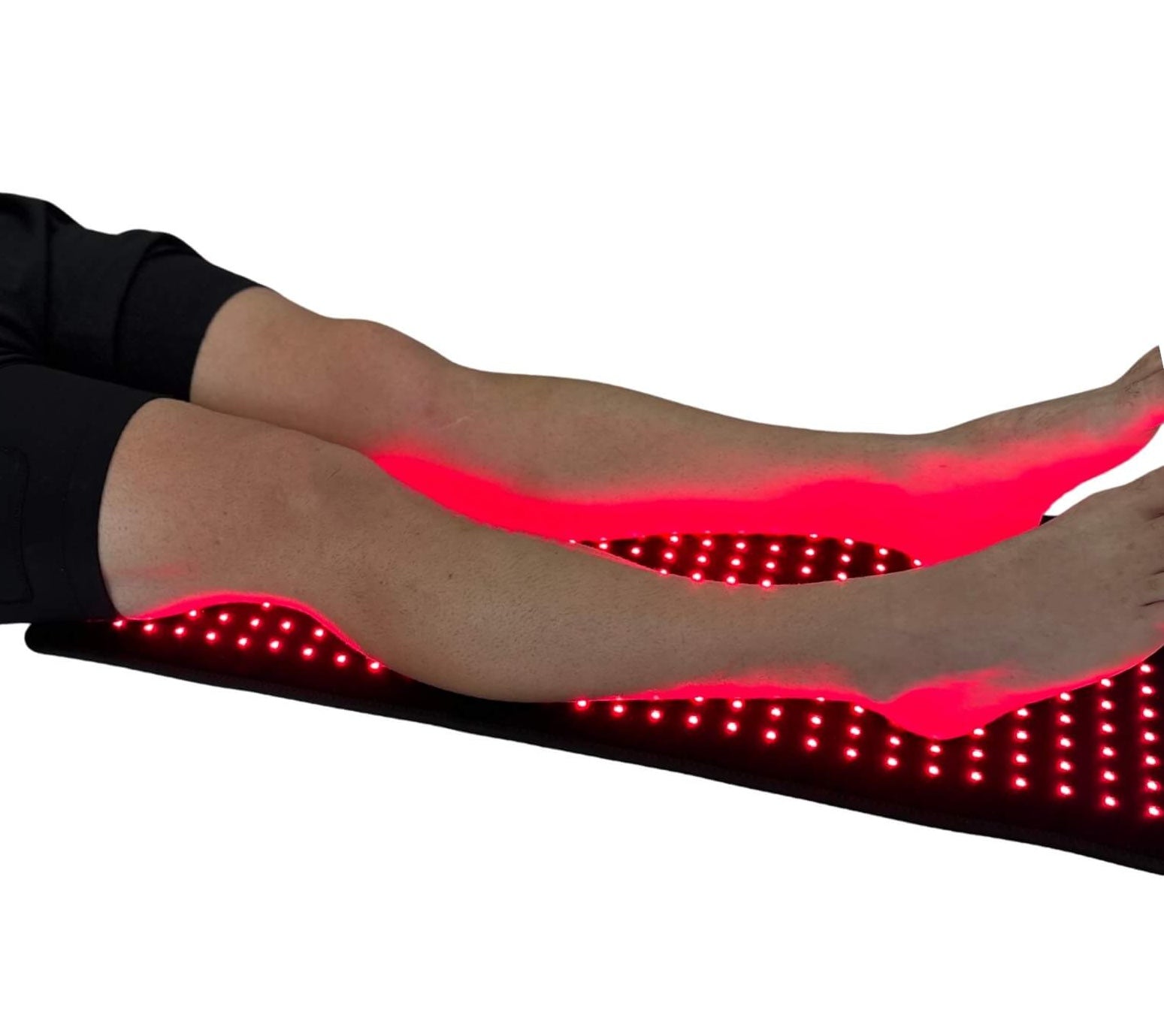 Red light therapy on legs - Untitled Poster